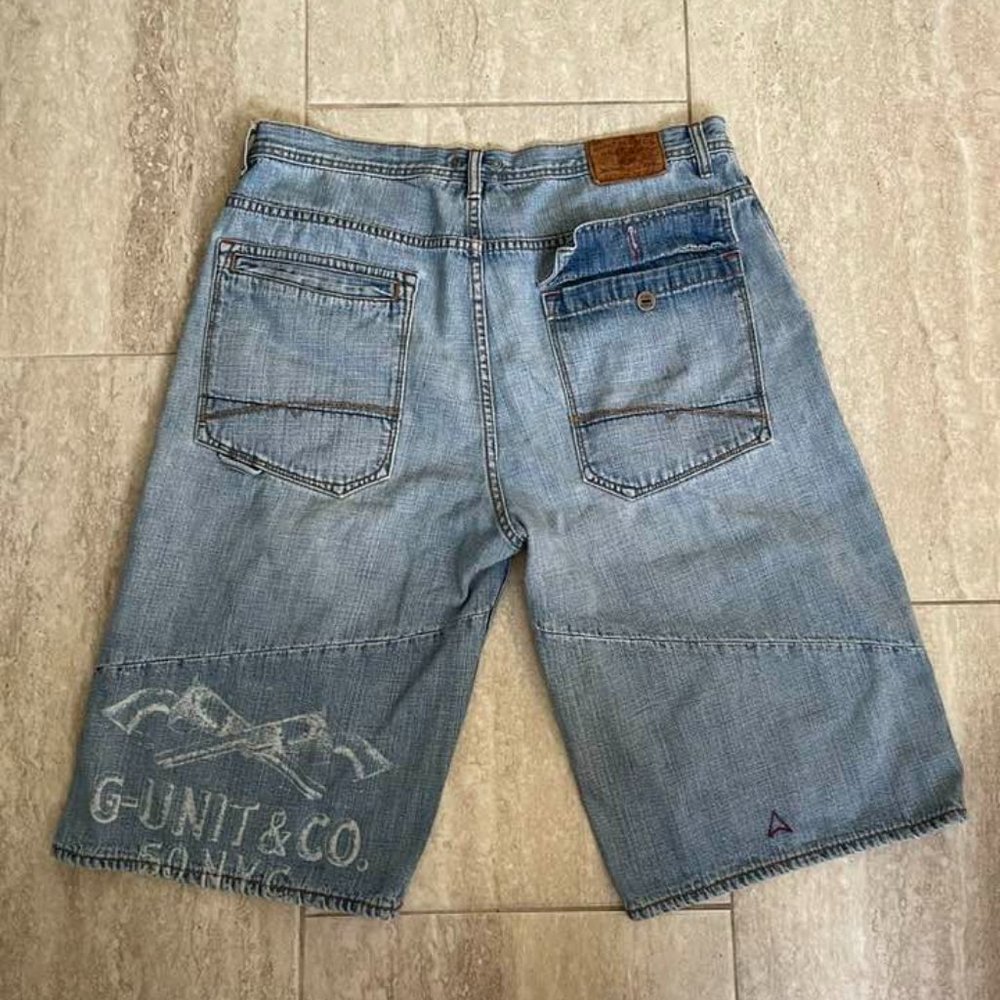 Vintage G-Unit baggy Y2K denim shorts jorts